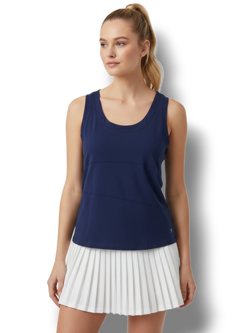 Danskin Now Women’s Sleeveless Active Tank Top Athleisure Gym Yoga Navy XXL